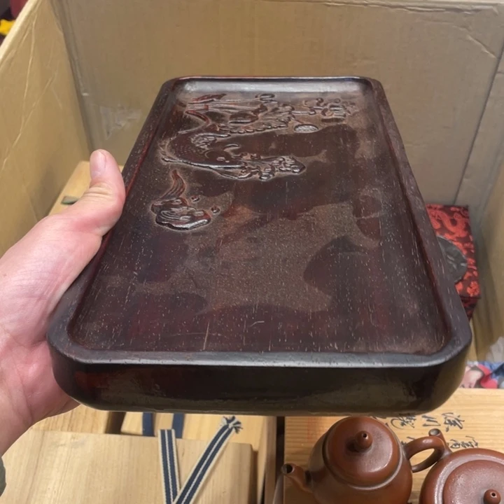 厚木胎老茶盘一个