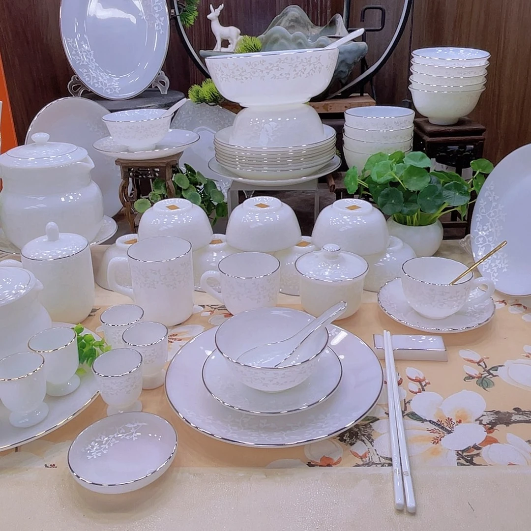 玉瓷景德镇暗香套装