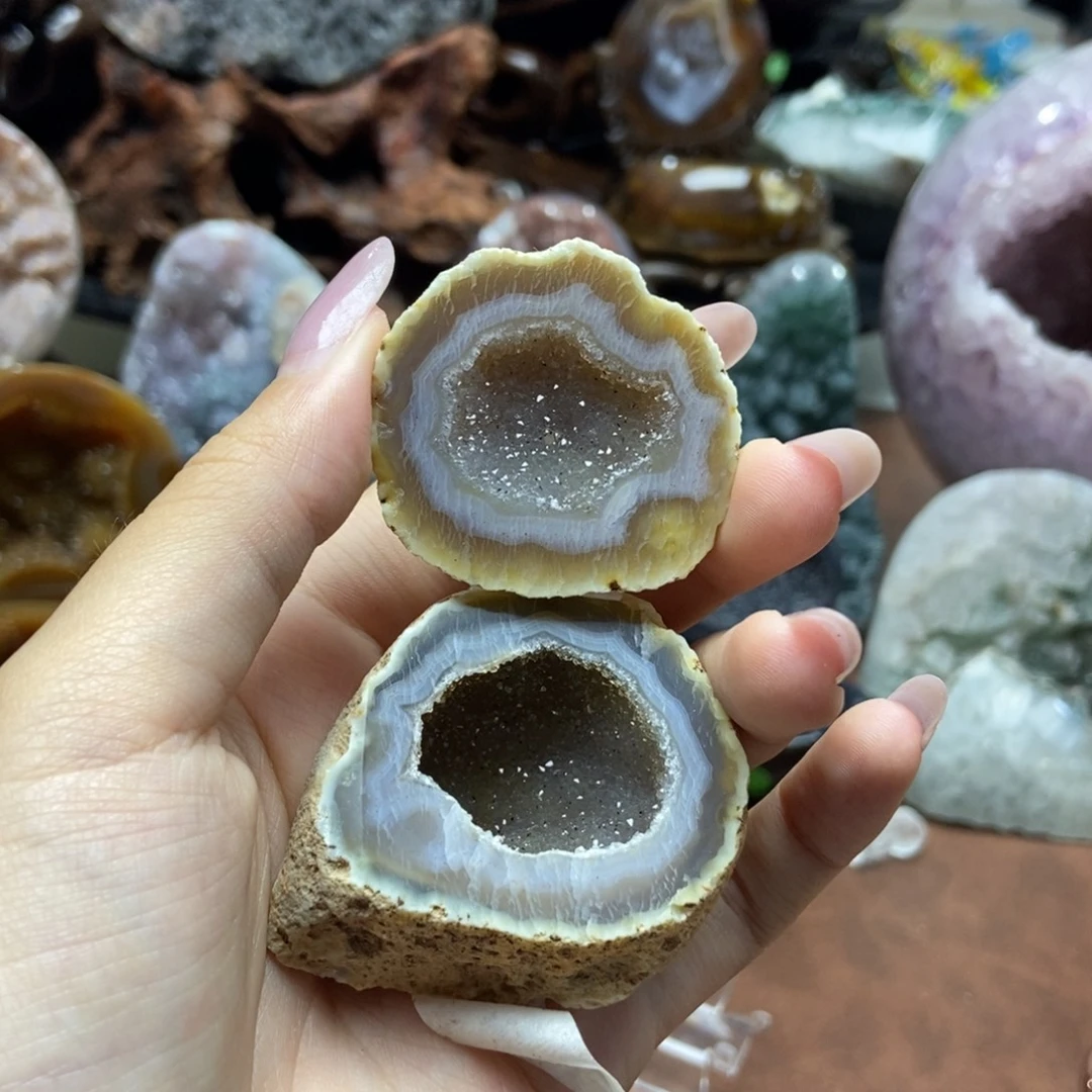 未镶嵌紫晶摆件水晶
