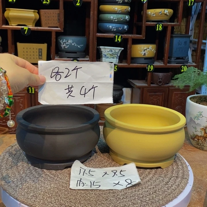 紫砂花盆紫砂花盆