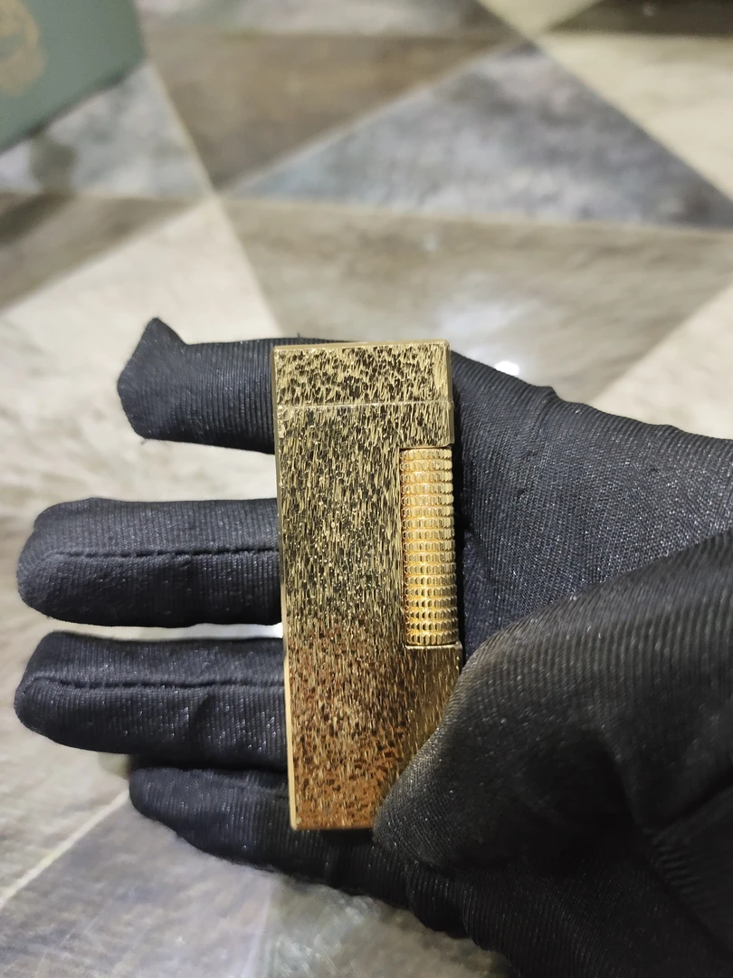 DXL打火机镀金五代树皮纹1012219