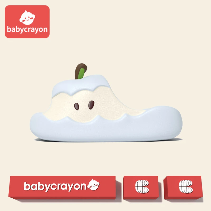 babycrayon儿童拖鞋男童卡通苹果舒适eva软底夏季男宝宝室内洗澡