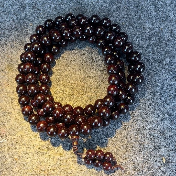 檀香紫檀（小叶紫檀）手串/手链小叶108/0.8多圈