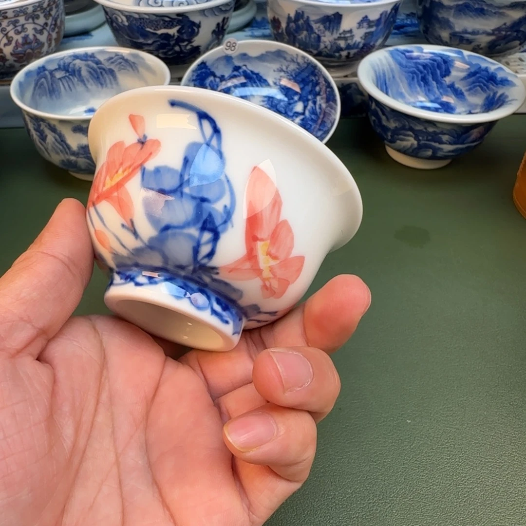 纯手工纯手绘茶具石头16