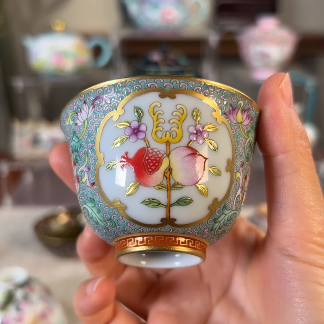 纯手工手绘 高端茶器