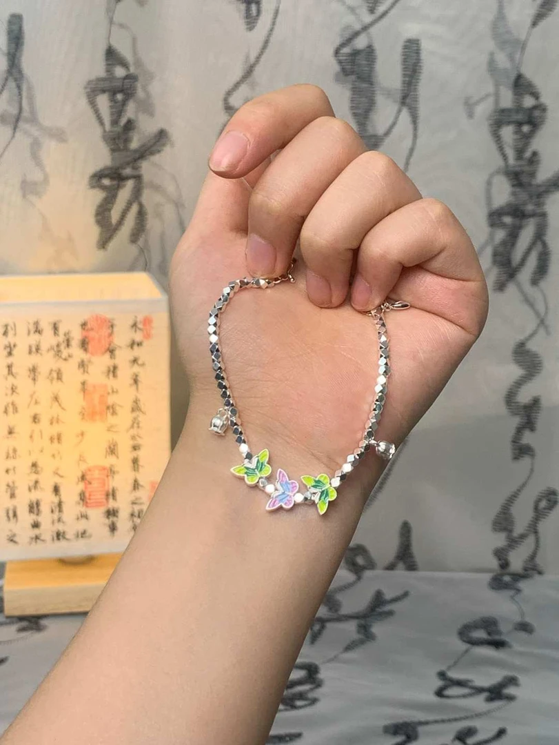足银手镯 足银999.9（手链盘缠选款）轻奢精美百搭（广源汇）