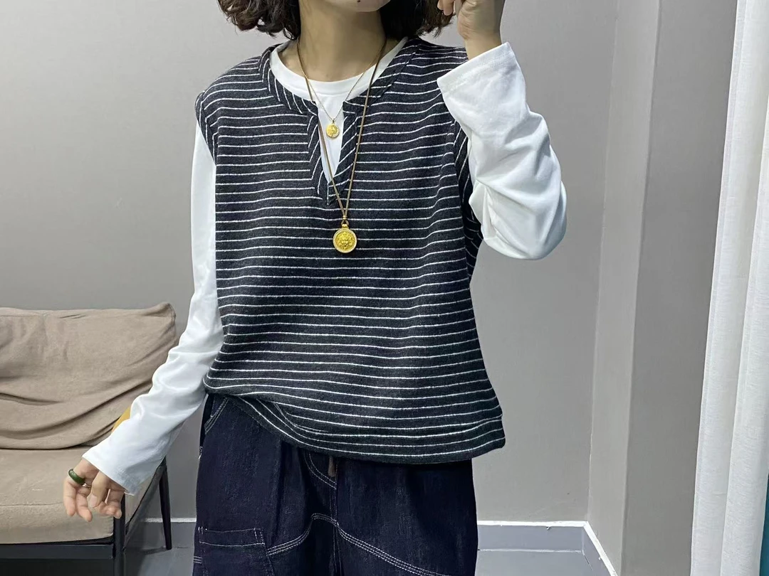 设计款拼接假两件