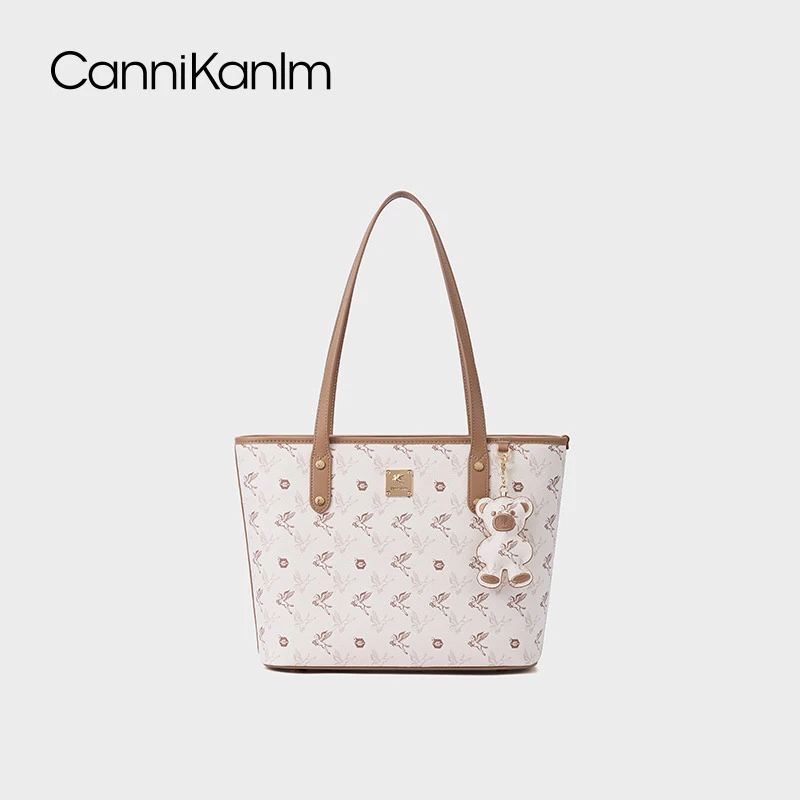 CanniKanlm官方飞马托特包女2025新款大容量大学生上课通勤单肩包