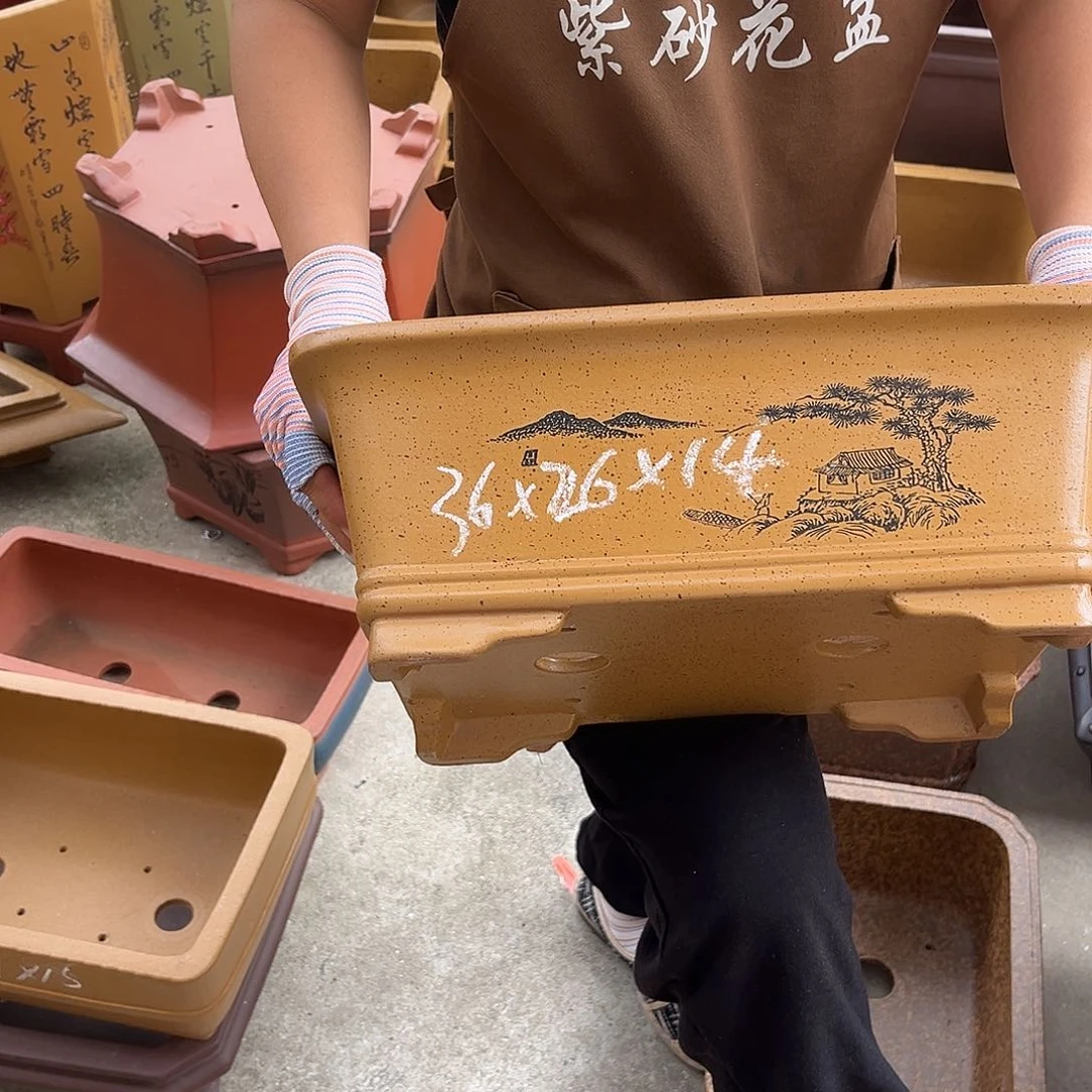 紫砂花盆盆景艺术