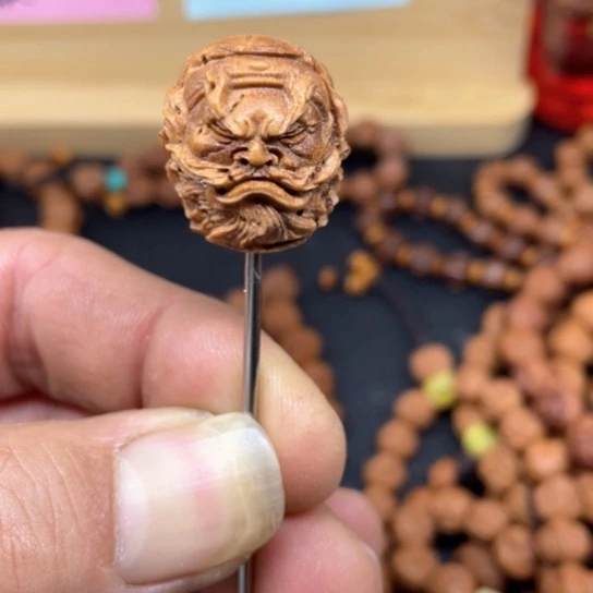 桃核钟馗单粒单颗