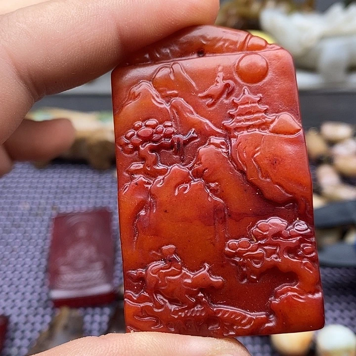 未镶嵌蛇纹石玉颈饰