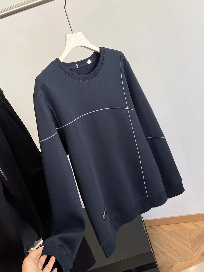 T绵羊毛智慧绒！加绒加厚！商场D 秋冬保暖圆领卫衣 C18男装 H7355