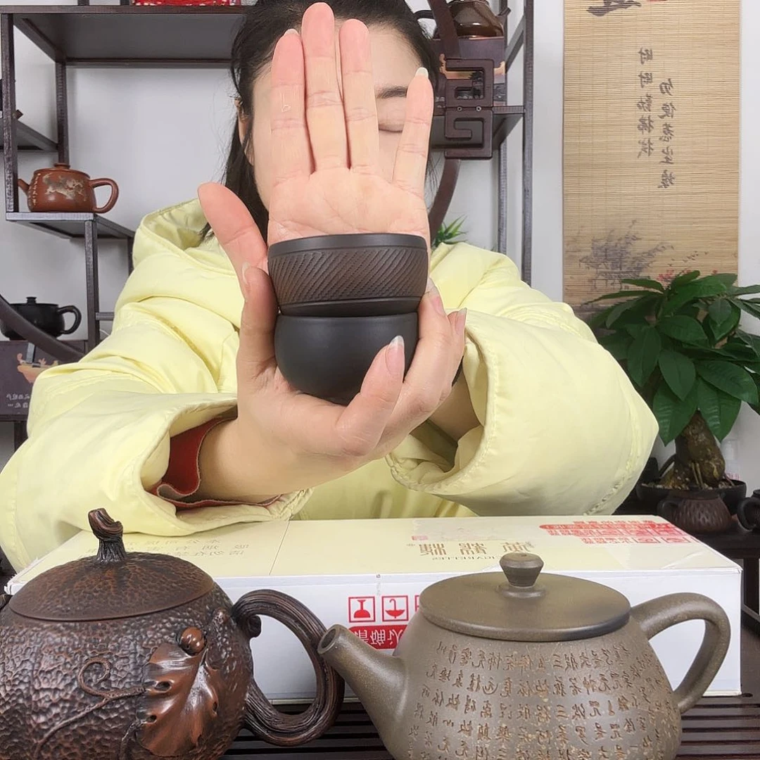 壶云南建水紫陶杯子2个1111