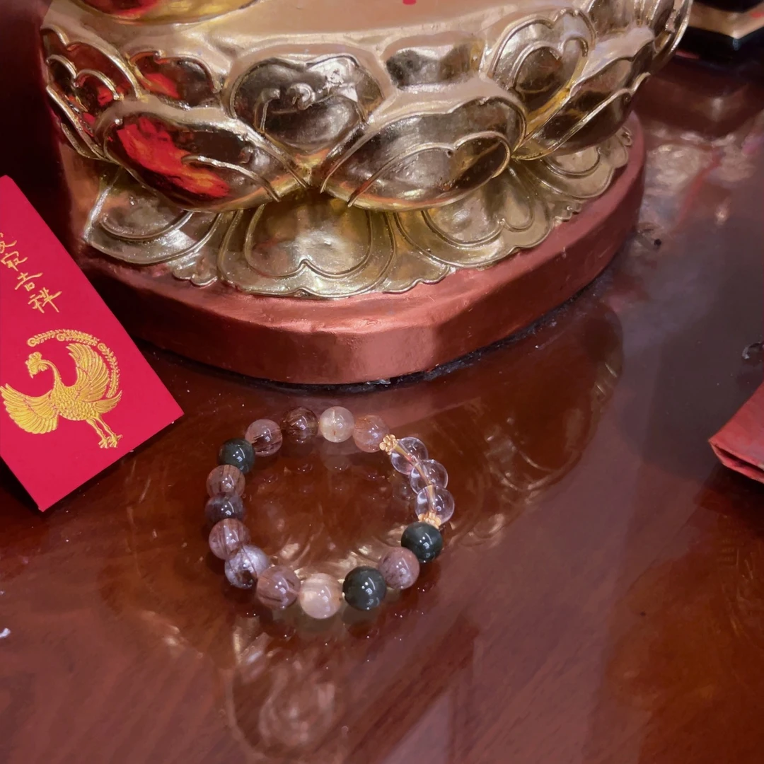 蓝宫调 老料彩发手串 七年奉孤品 M404