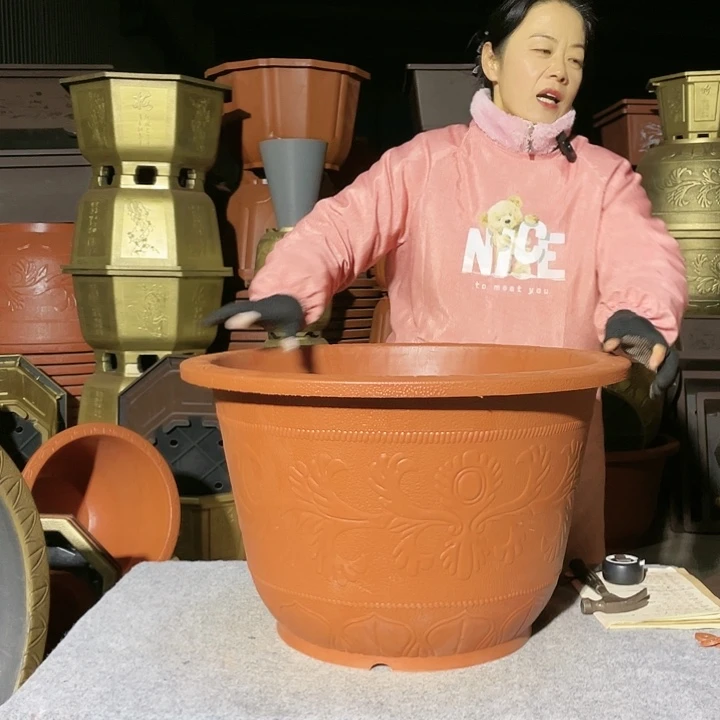 圆盆红色六零两个