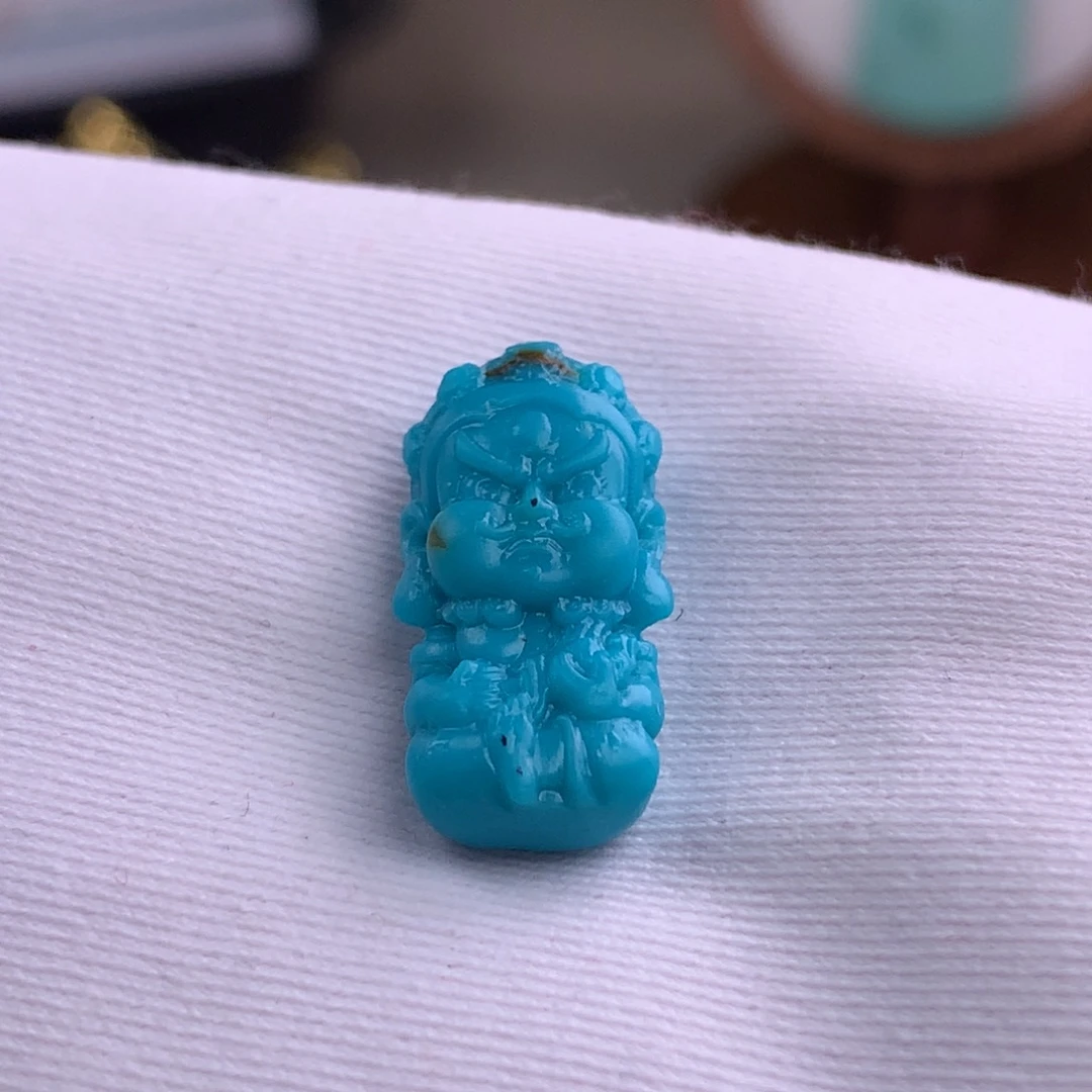 绿松石未镶嵌珠宝奇石10*19.7*6.8