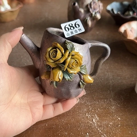 山泉造物手工制作柴烧686