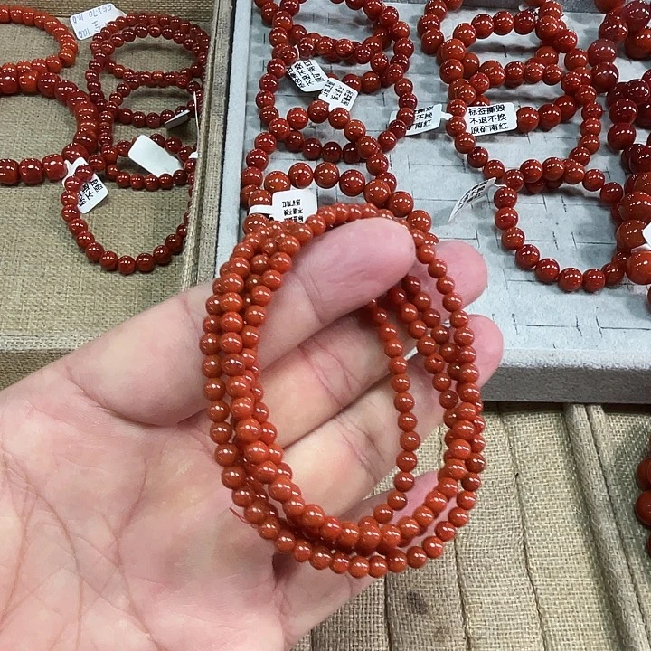 南红玛瑙未镶嵌手串