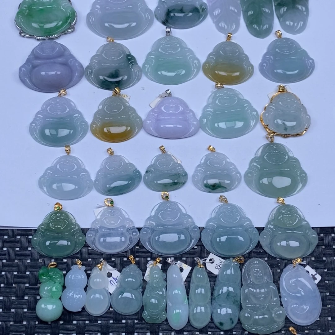 翡翠未镶嵌颈饰天然翡翠