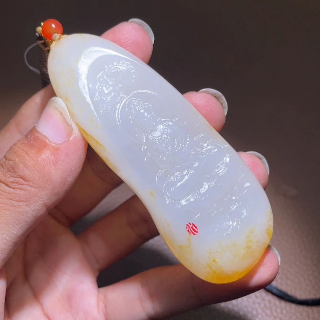 和田玉未镶嵌颈饰D1
