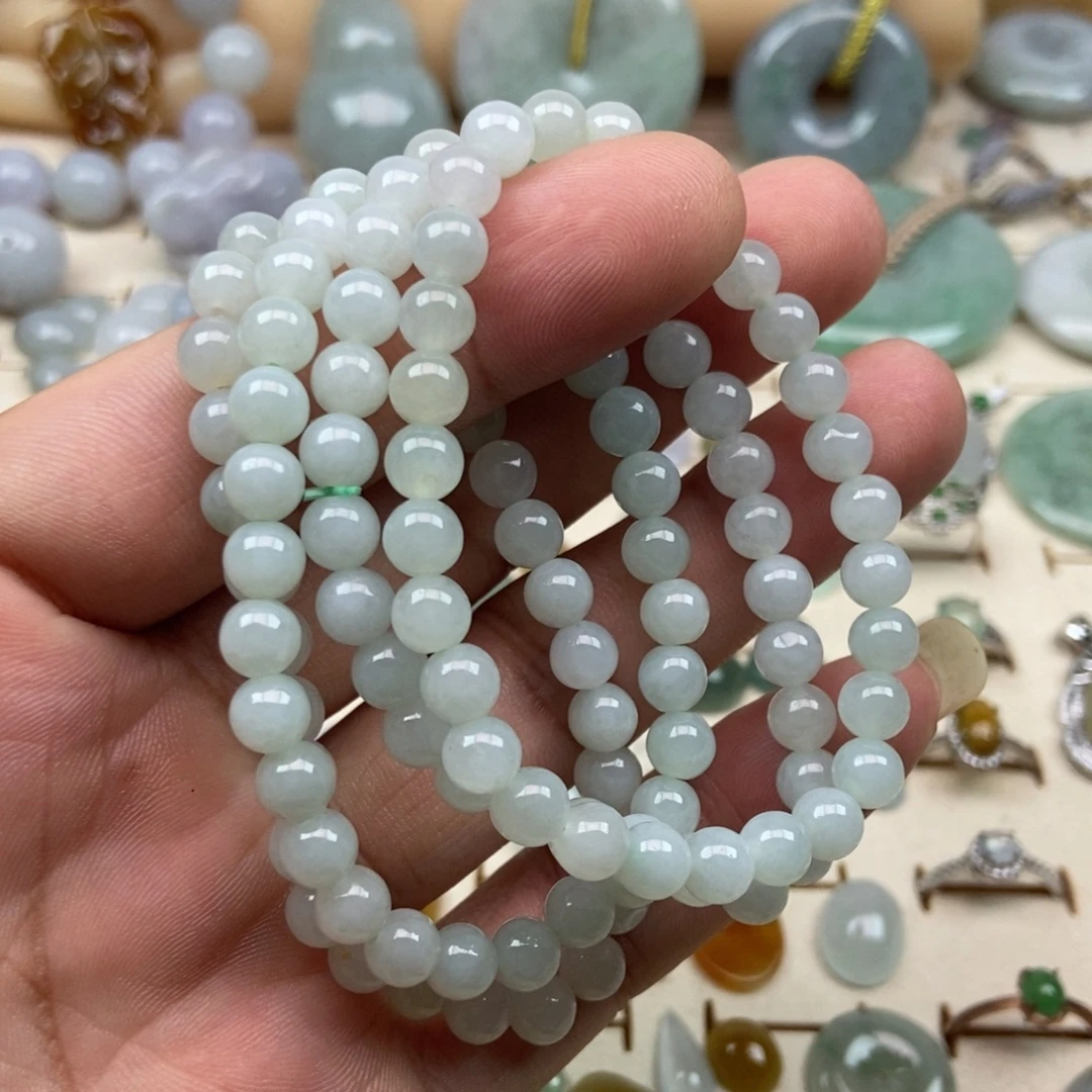 翡翠未镶嵌颈饰10