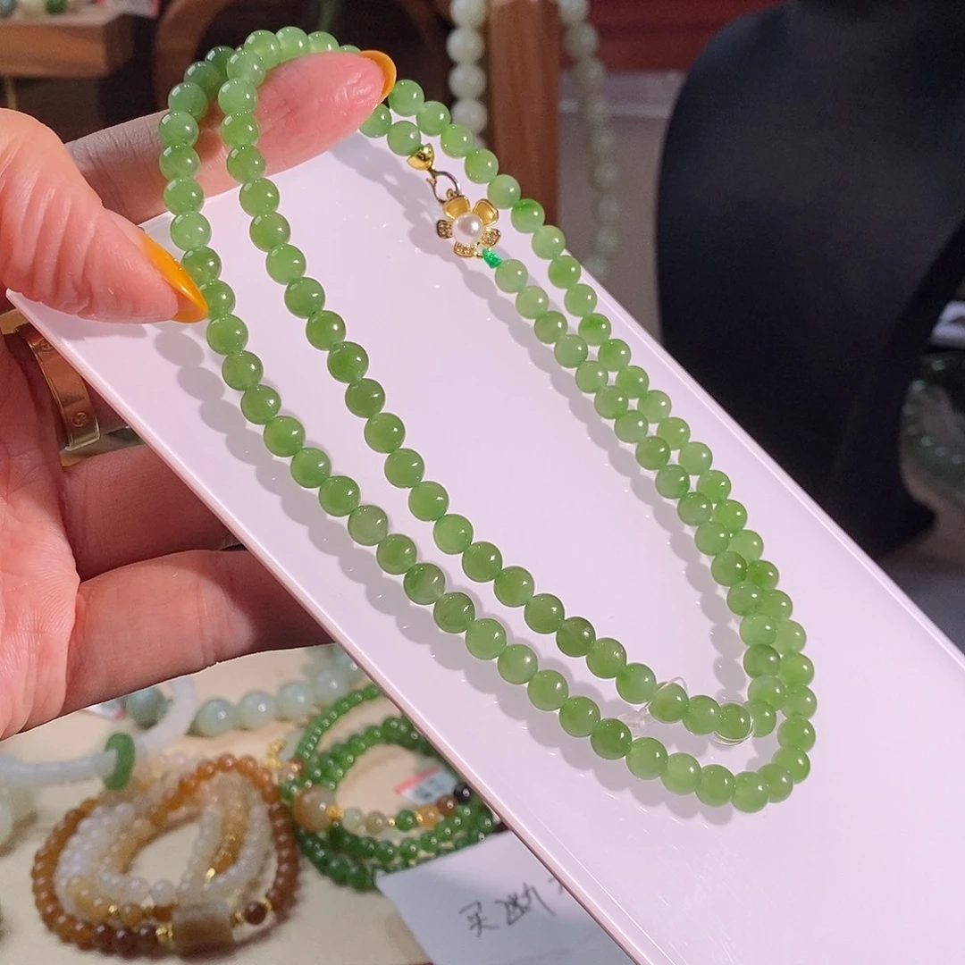 和田玉未镶嵌手链