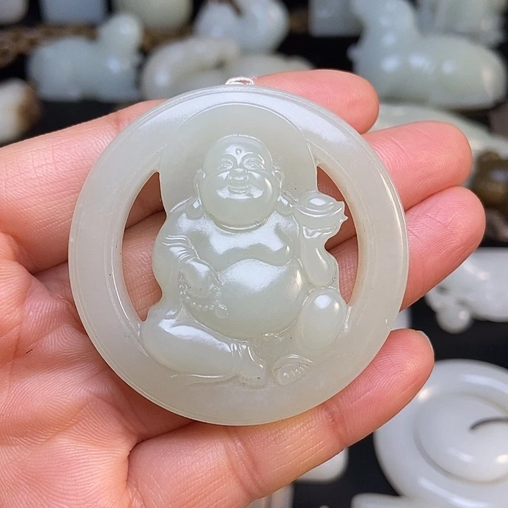 吊坠(不含链)未镶嵌和田玉