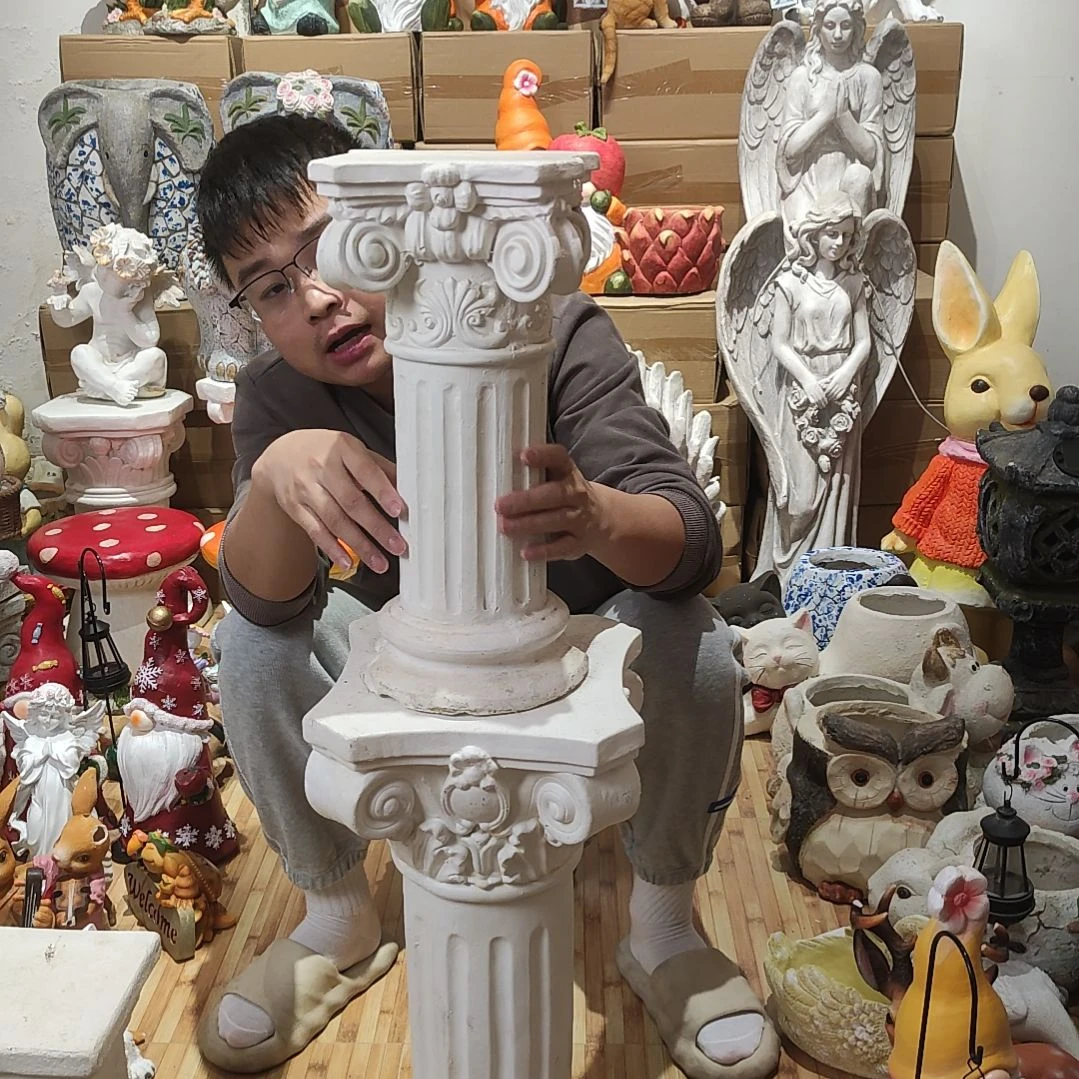 合成树脂18号罗马柱摆件