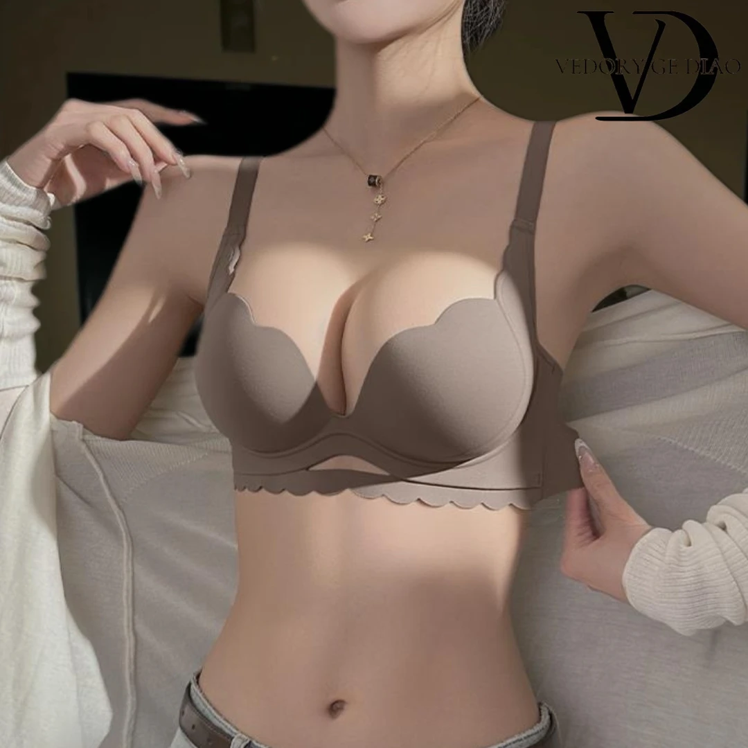 维多利亚提拉内衣女小胸聚拢显大无钢圈收副乳防下垂文胸无痕2025