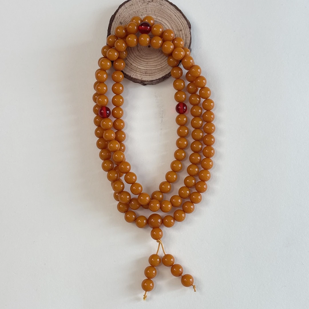 W040精工打磨 108多圈深色手串 8mm