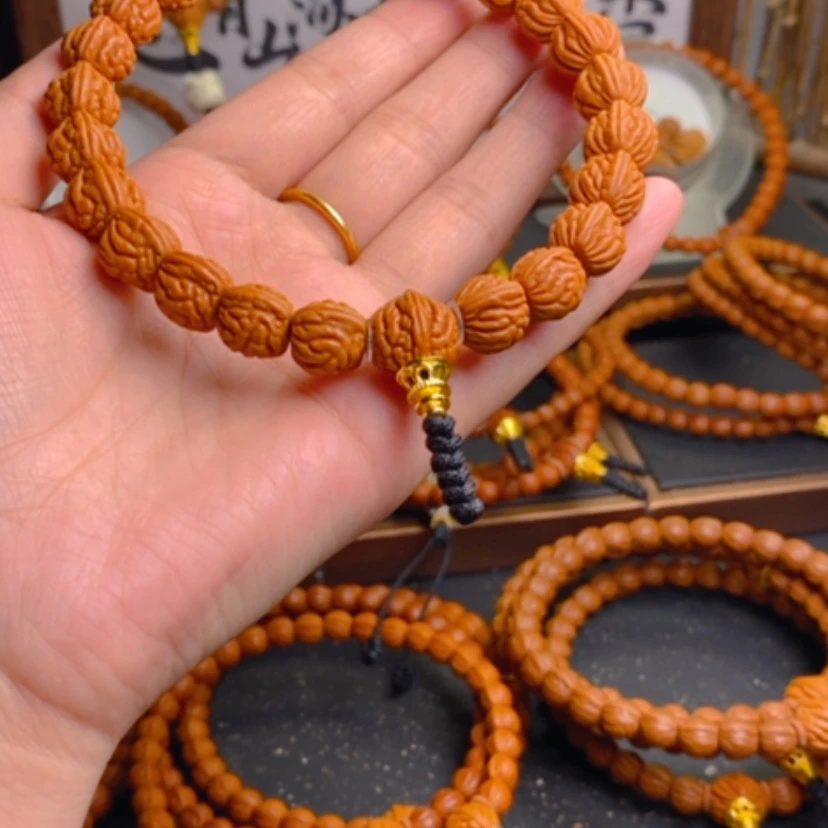 【闪购商品】手串桃核龙纹桃核