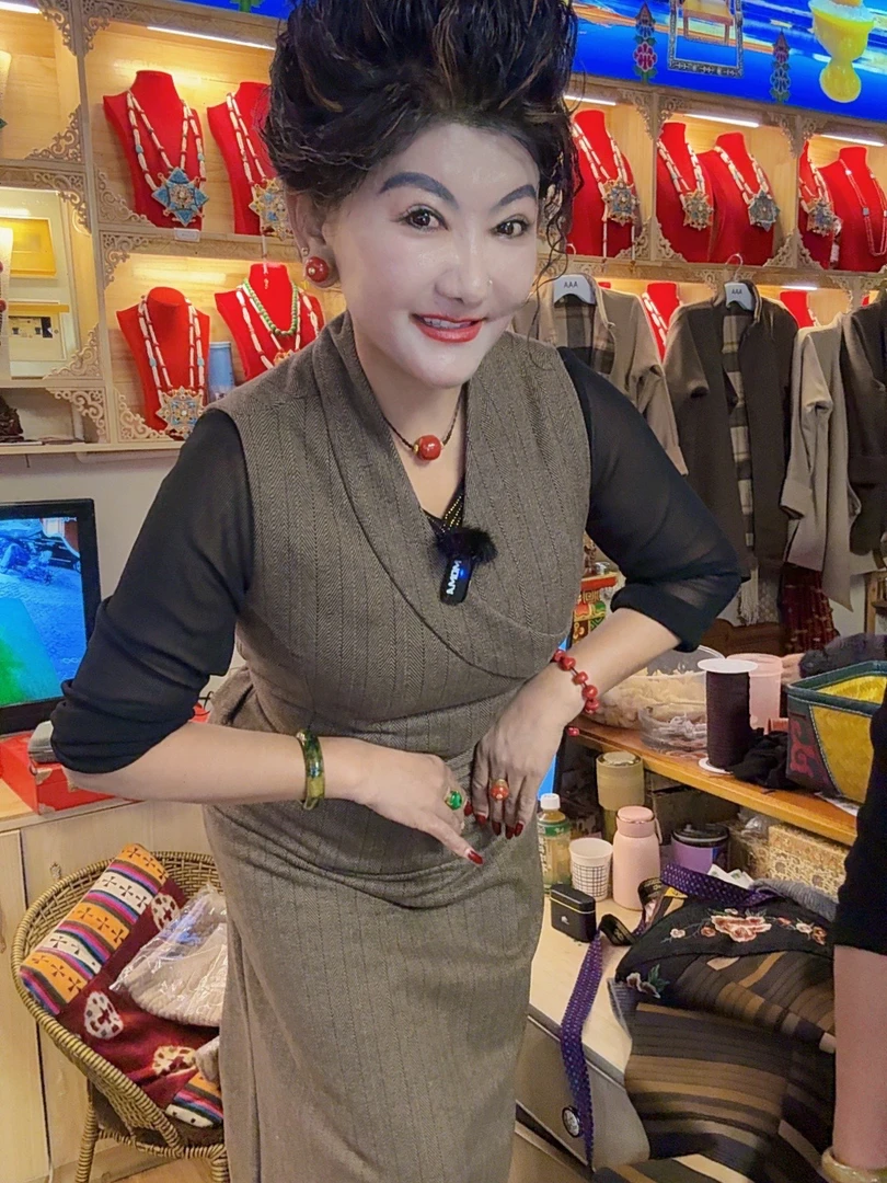 1号贴玛藏裙女装连衣裙旗袍礼服气质