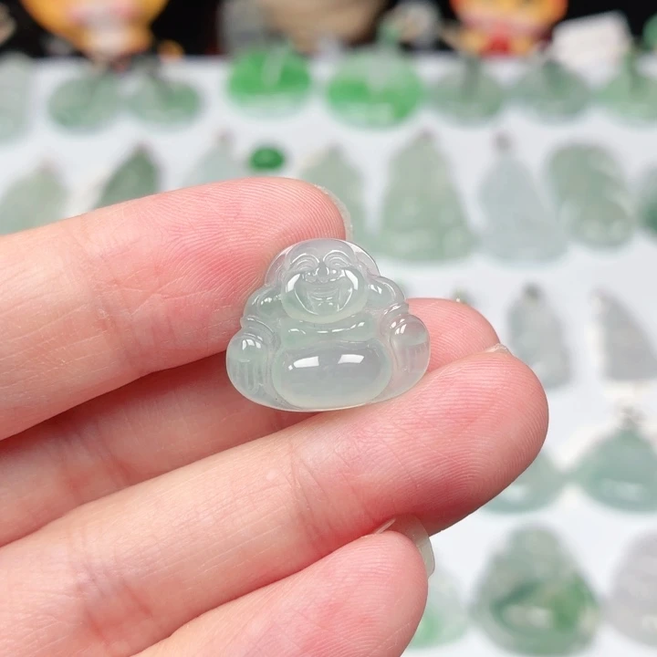 翡翠未镶嵌颈饰缅甸天然A货翡翠