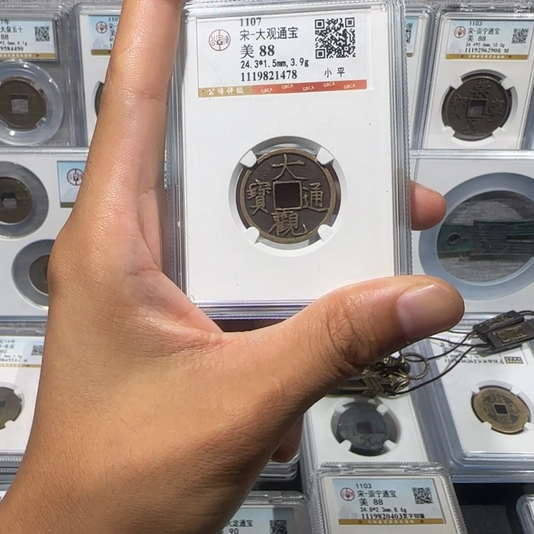 铜传世 大观通宝  保真包老