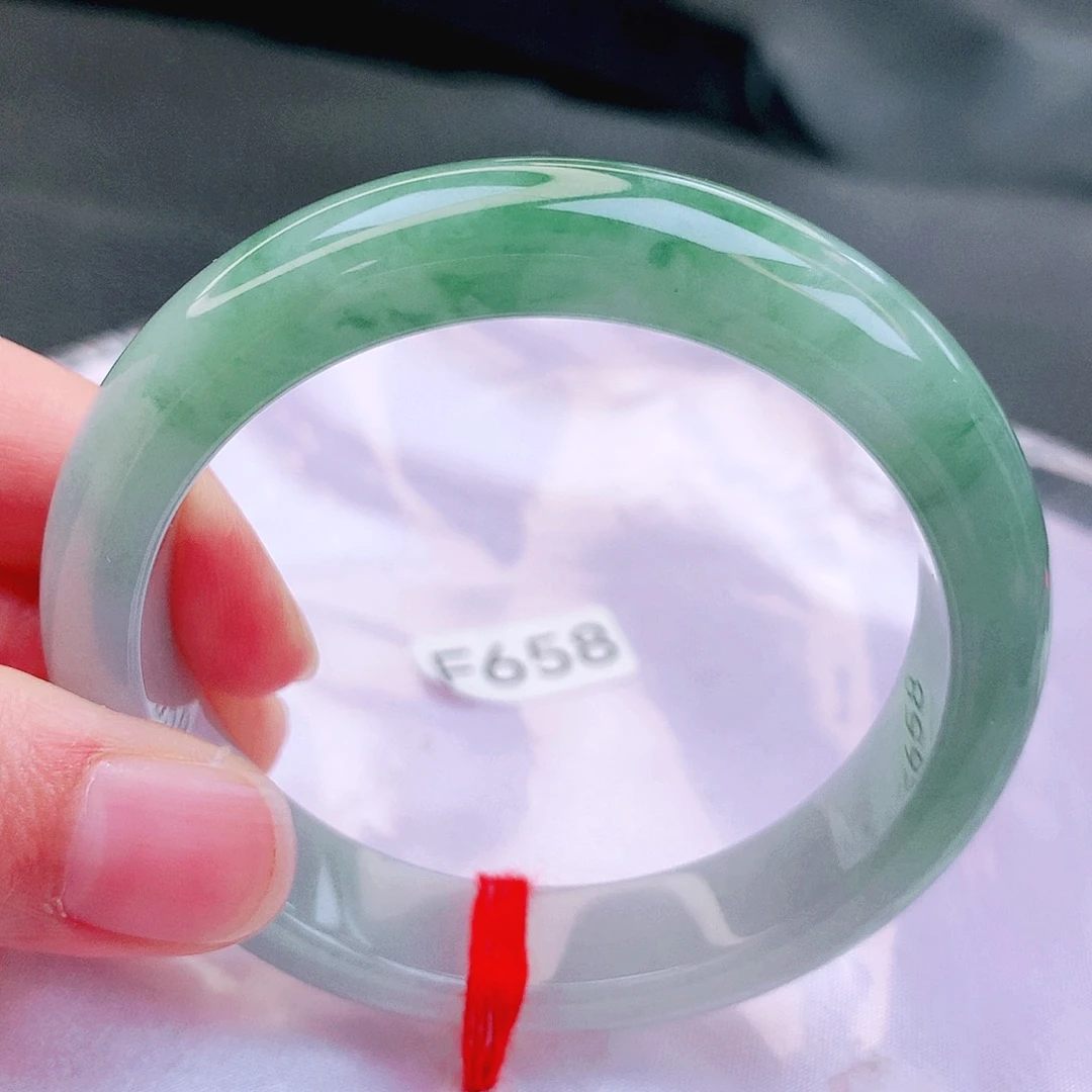 翡翠未镶嵌手镯缅甸天然a货翡翠手镯