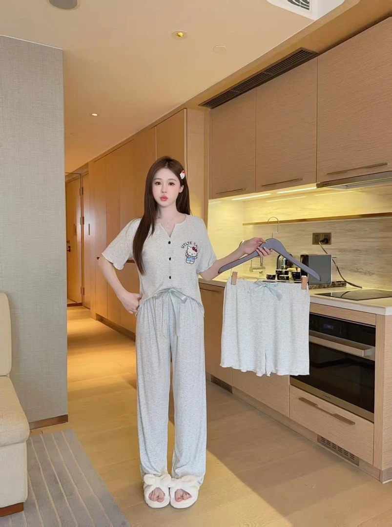 8.（801-899）睡衣套装甜美网红夏天少女宽松家居服夏季