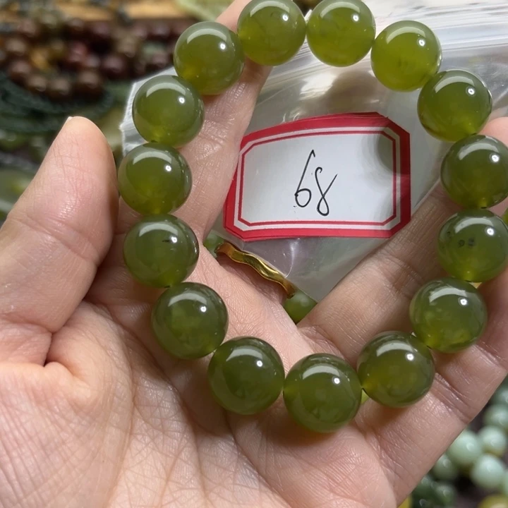蛇纹石玉未镶嵌手链