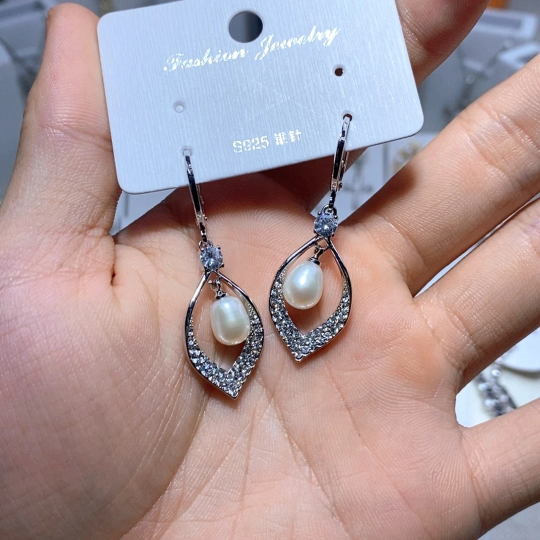 淡水珍珠未镶嵌耳饰