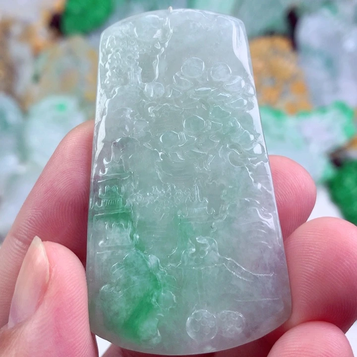 吊坠(不含链)未镶嵌翡翠