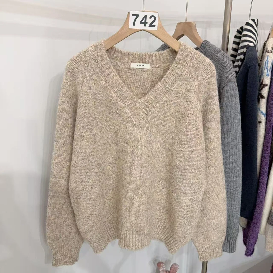 25742号针织开衫2025秋冬新款外套女装毛衣百搭韩