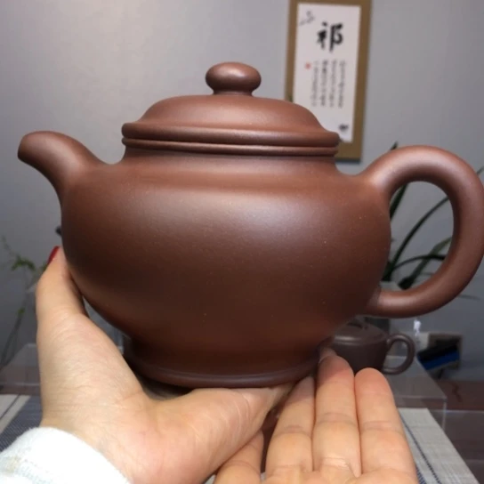 紫砂茶壶超大掇只二号井紫泥800c c