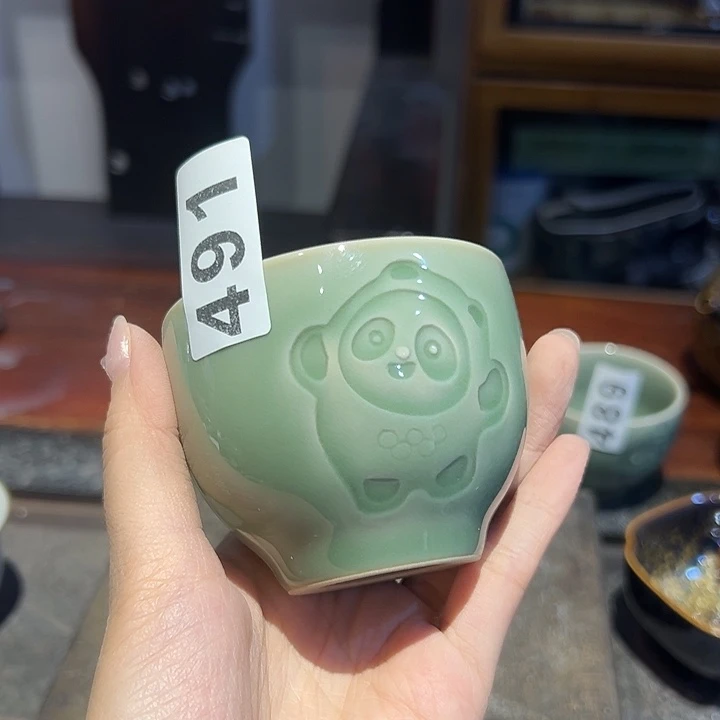 云间青瓷龙泉小米茶器