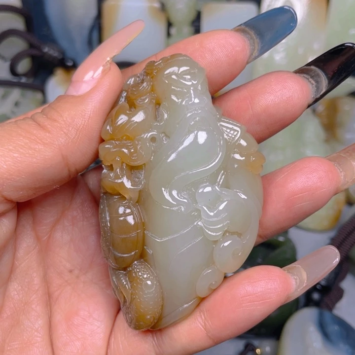 和田玉挂件未镶嵌