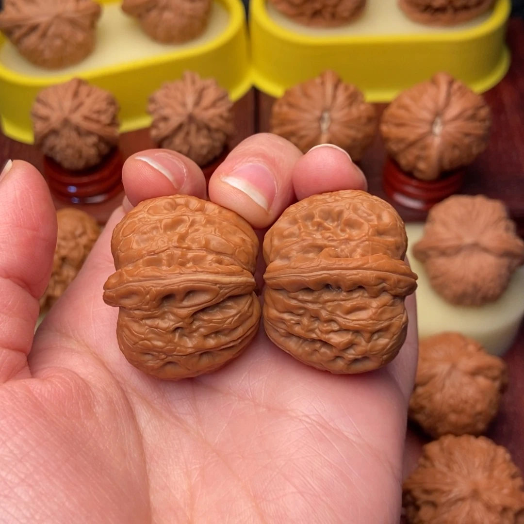 把件文玩核桃?35翘头元宝……