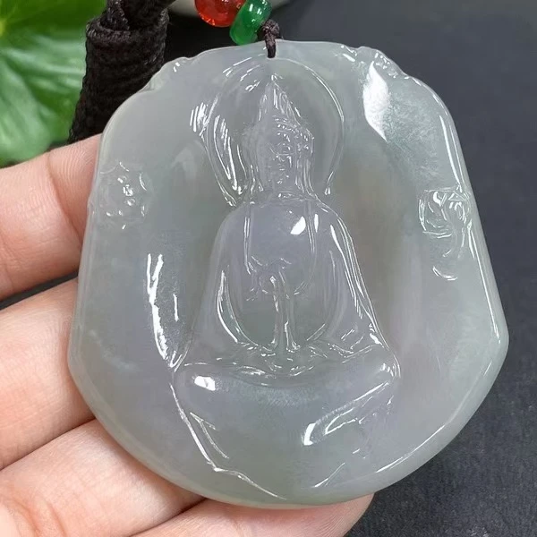 B58-天然A货翡翠-观音