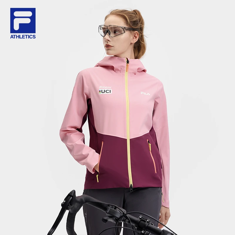 FILA斐乐女装25春季冲锋衣休闲百搭穿梭织外套上衣女A11W518702F