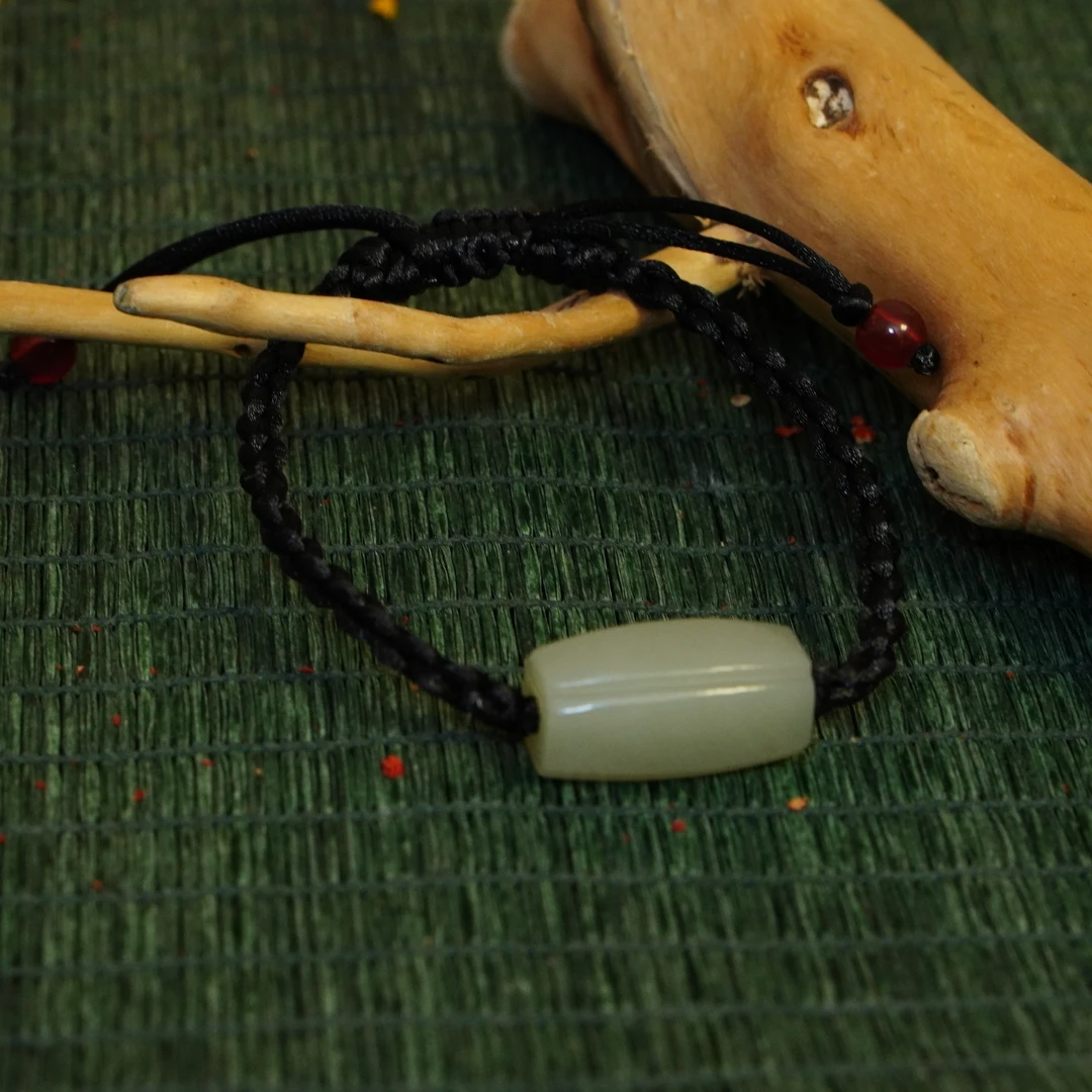 清代 清晚期和田玉勒子/HY108431/金玉良缘/槐荫山房