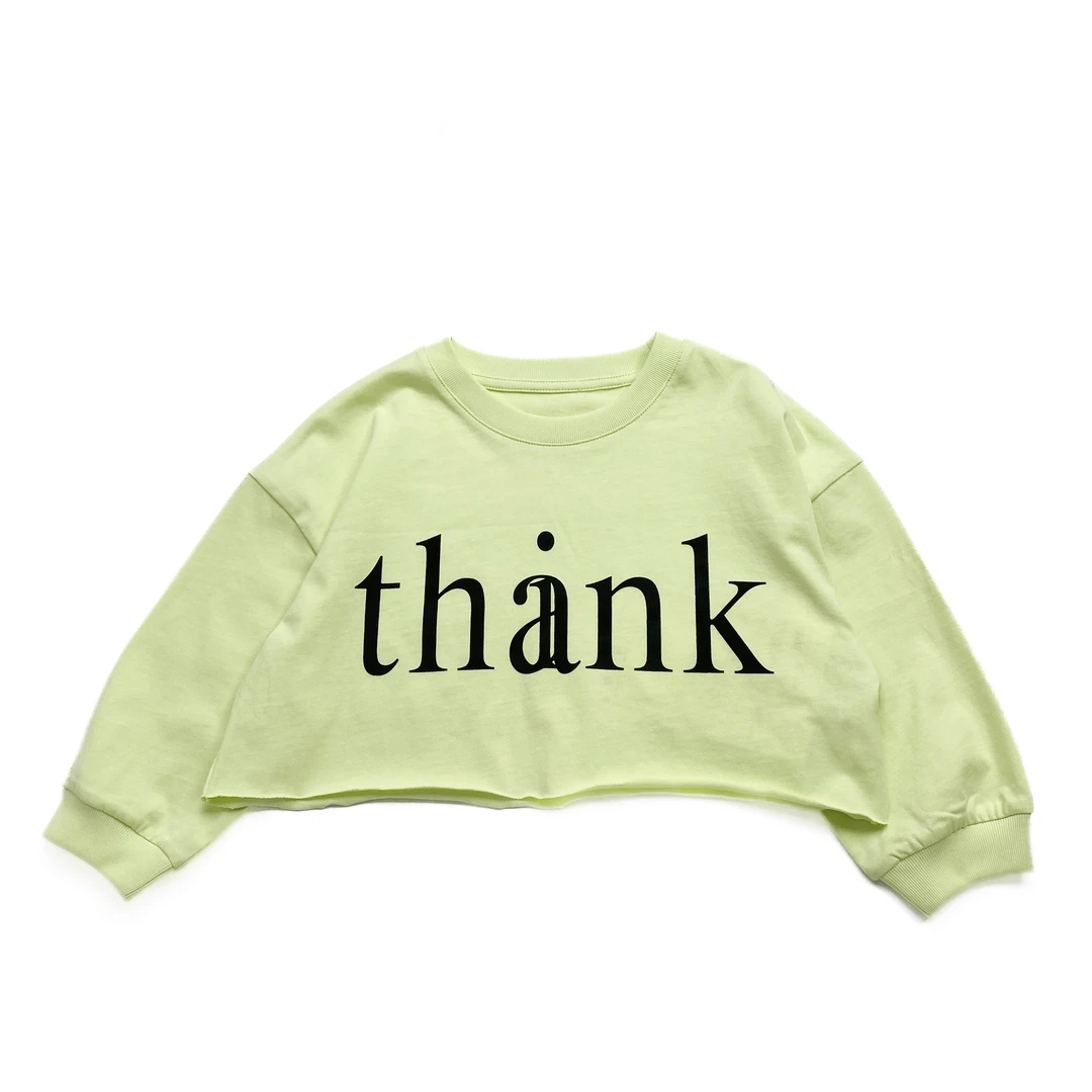 M 儿童洋气百搭时尚圆领卫衣 25A02256