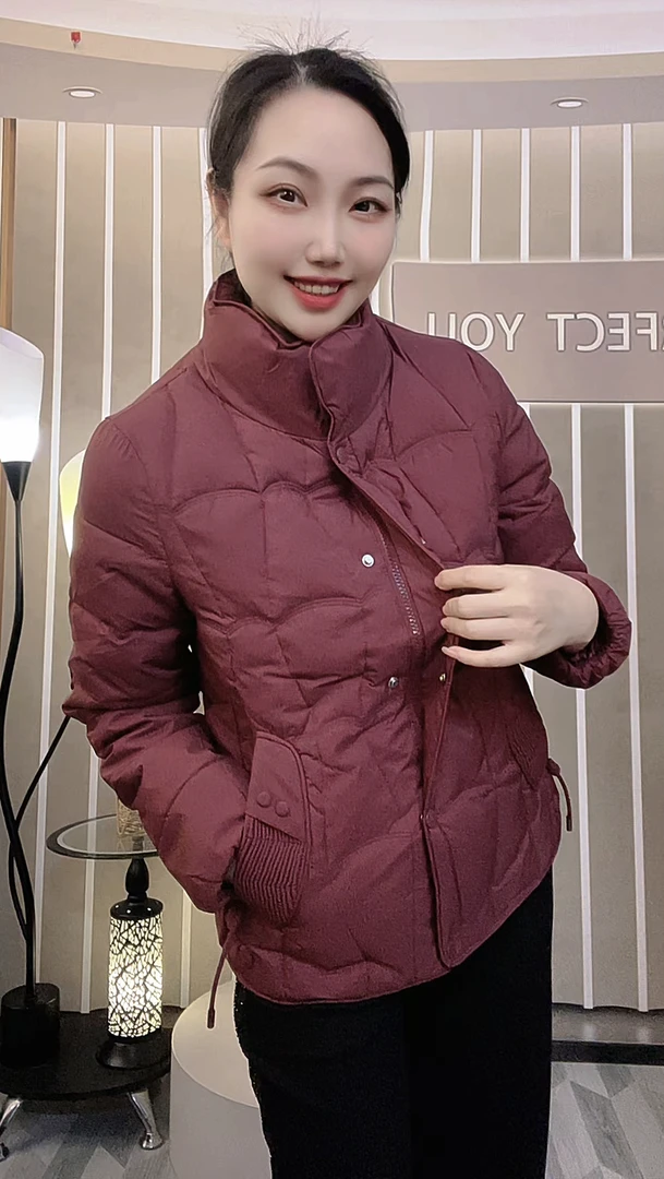 【双色棉服】棉服女2025冬季新款时尚洋气保暖立领棉衣外套棉袄子