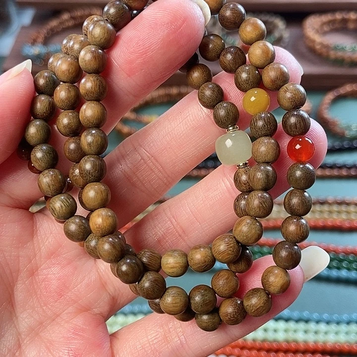 维腊木（绿檀）手串/手链0.6